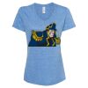 Women's Snow Heather Jersey V-Neck T-Shirt Thumbnail