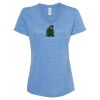 Women's Snow Heather Jersey V-Neck T-Shirt Thumbnail