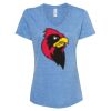 Women's Snow Heather Jersey V-Neck T-Shirt Thumbnail