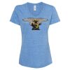 Women's Snow Heather Jersey V-Neck T-Shirt Thumbnail