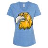 Women's Snow Heather Jersey V-Neck T-Shirt Thumbnail