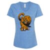 Women's Snow Heather Jersey V-Neck T-Shirt Thumbnail
