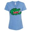 Women's Snow Heather Jersey V-Neck T-Shirt Thumbnail
