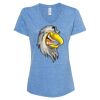 Women's Snow Heather Jersey V-Neck T-Shirt Thumbnail