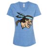 Women's Snow Heather Jersey V-Neck T-Shirt Thumbnail