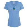 Women's Snow Heather Jersey V-Neck T-Shirt Thumbnail