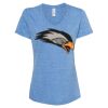 Women's Snow Heather Jersey V-Neck T-Shirt Thumbnail