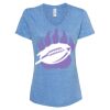 Women's Snow Heather Jersey V-Neck T-Shirt Thumbnail