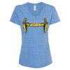 Women's Snow Heather Jersey V-Neck T-Shirt Thumbnail