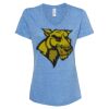 Women's Snow Heather Jersey V-Neck T-Shirt Thumbnail