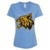 Women's Snow Heather Jersey V-Neck T-Shirt Thumbnail