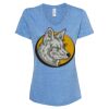 Women's Snow Heather Jersey V-Neck T-Shirt Thumbnail