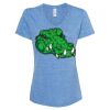 Women's Snow Heather Jersey V-Neck T-Shirt Thumbnail
