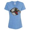Women's Snow Heather Jersey V-Neck T-Shirt Thumbnail