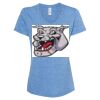 Women's Snow Heather Jersey V-Neck T-Shirt Thumbnail