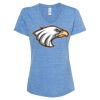 Women's Snow Heather Jersey V-Neck T-Shirt Thumbnail