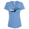 Women's Snow Heather Jersey V-Neck T-Shirt Thumbnail