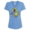 Women's Snow Heather Jersey V-Neck T-Shirt Thumbnail