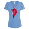 Women's Snow Heather Jersey V-Neck T-Shirt Thumbnail