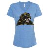 Women's Snow Heather Jersey V-Neck T-Shirt Thumbnail