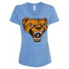 Women's Snow Heather Jersey V-Neck T-Shirt Thumbnail