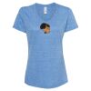 Women's Snow Heather Jersey V-Neck T-Shirt Thumbnail
