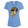 Women's Snow Heather Jersey V-Neck T-Shirt Thumbnail