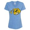 Women's Snow Heather Jersey V-Neck T-Shirt Thumbnail