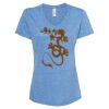 Women's Snow Heather Jersey V-Neck T-Shirt Thumbnail