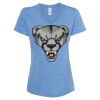Women's Snow Heather Jersey V-Neck T-Shirt Thumbnail