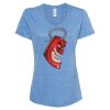 Women's Snow Heather Jersey V-Neck T-Shirt Thumbnail
