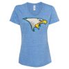 Women's Snow Heather Jersey V-Neck T-Shirt Thumbnail