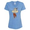 Women's Snow Heather Jersey V-Neck T-Shirt Thumbnail
