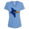 Women's Snow Heather Jersey V-Neck T-Shirt Thumbnail