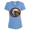 Women's Snow Heather Jersey V-Neck T-Shirt Thumbnail