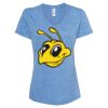Women's Snow Heather Jersey V-Neck T-Shirt Thumbnail