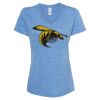 Women's Snow Heather Jersey V-Neck T-Shirt Thumbnail