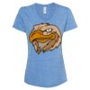 Women's Snow Heather Jersey V-Neck T-Shirt Thumbnail