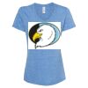 Women's Snow Heather Jersey V-Neck T-Shirt Thumbnail