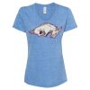 Women's Snow Heather Jersey V-Neck T-Shirt Thumbnail