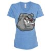 Women's Snow Heather Jersey V-Neck T-Shirt Thumbnail