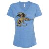 Women's Snow Heather Jersey V-Neck T-Shirt Thumbnail