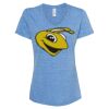 Women's Snow Heather Jersey V-Neck T-Shirt Thumbnail