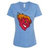 Women's Snow Heather Jersey V-Neck T-Shirt Thumbnail