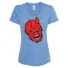 Women's Snow Heather Jersey V-Neck T-Shirt Thumbnail