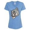 Women's Snow Heather Jersey V-Neck T-Shirt Thumbnail