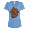 Women's Snow Heather Jersey V-Neck T-Shirt Thumbnail