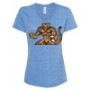 Women's Snow Heather Jersey V-Neck T-Shirt Thumbnail