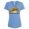 Women's Snow Heather Jersey V-Neck T-Shirt Thumbnail