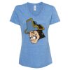 Women's Snow Heather Jersey V-Neck T-Shirt Thumbnail